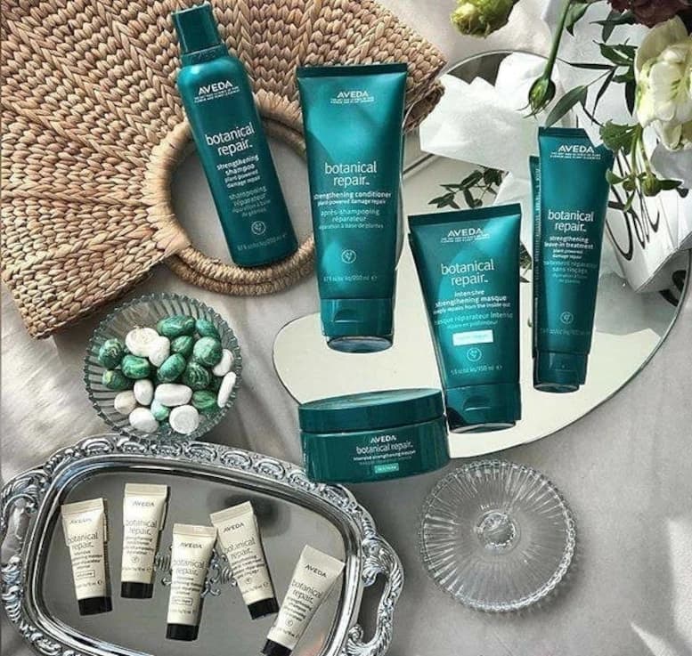 Aveda hair care products